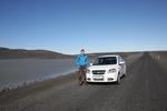 Looks like ad of the car (or maybe driver? :-))