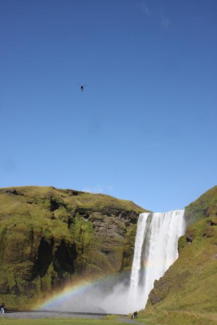 It's helli above the waterfal - not a fly