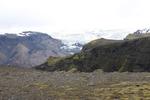 Our way is between 2 glaciers