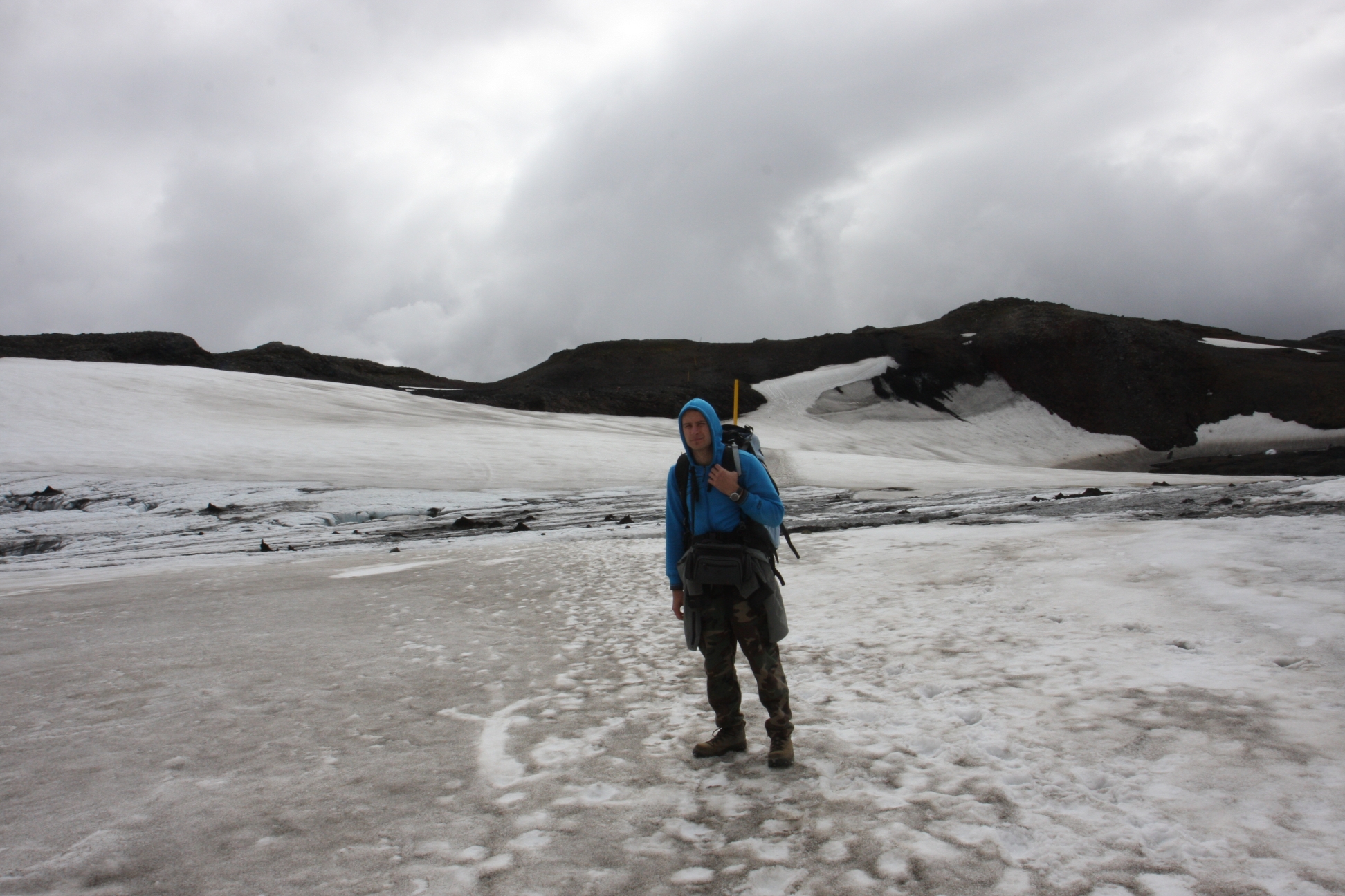 Man on the snow