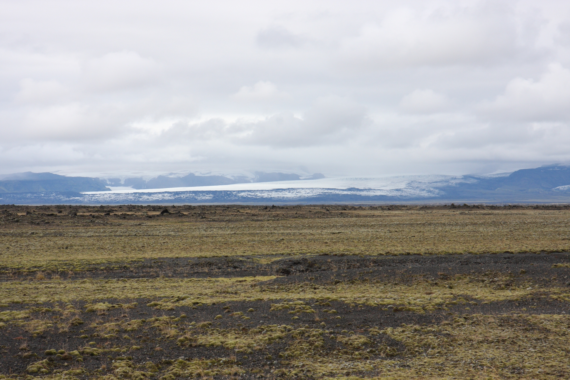 Another glacier visible - Vatnajokul is the biggest one in Iceland and covers 8% of country