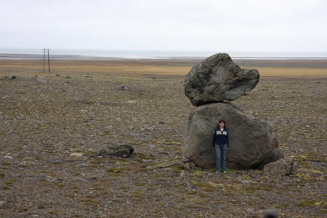 Big stone, small (?) girl