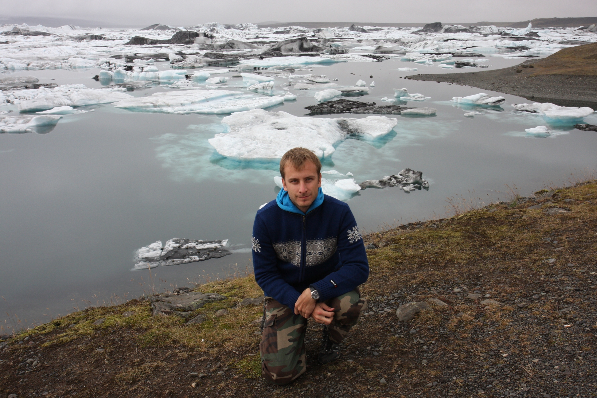 Lagoon of ice - finally something which we see first time ever! :-)
